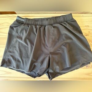 Lululemon Black Surge  4” inseam shorts - size L